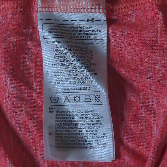 Adidas Outline Logo Tank in Pink - Size S - EUC - Picture 7 of 10